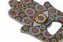 DKD Home Decor Imanes de Metal y PS con Abridor y Hamsa Dorado Surtido de 6