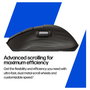 HP Ratón Inalámbrico 785M Recargable Ultra-Fast Scroll Silencioso Negro