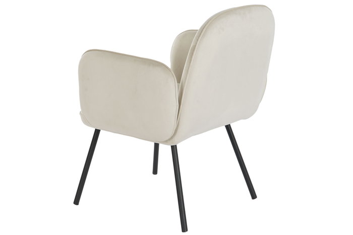 DKD Home Decor Butaca Beige Negro 60 x 83 x 65 cm (2 Unidades)
