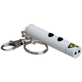 Mister Gadget Llavero Linterna Láser con Puntero y Luz LED con Mosquetón