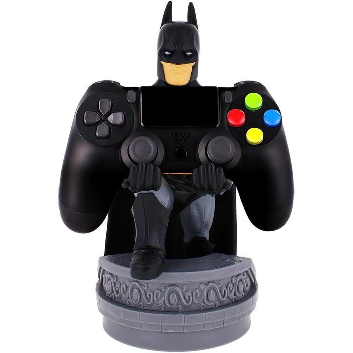 EXQUISITE GAMING Soporte Cable Guy para Mando y Móvil - Figura Batman DC Comics 21cm - Compatible PS5/Xbox Series/iPhone