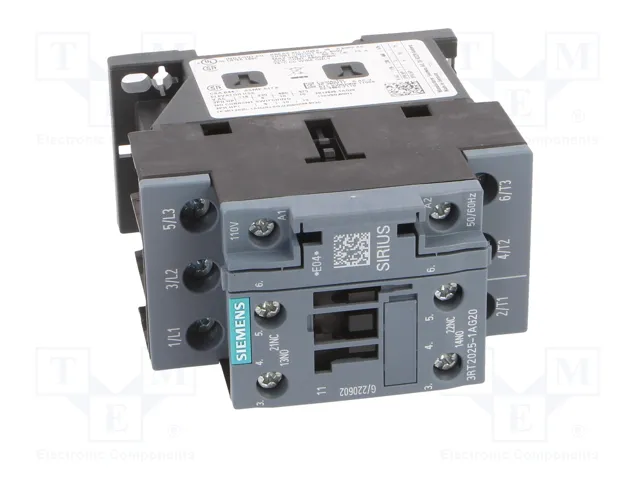SIEMENS 3RT2025-1AG20 Contactor 3-polar 110VAC