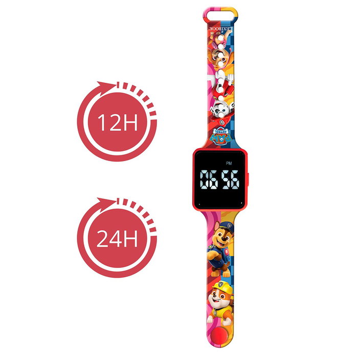Lexibook Reloj digital LED Paw Patrol con alarma