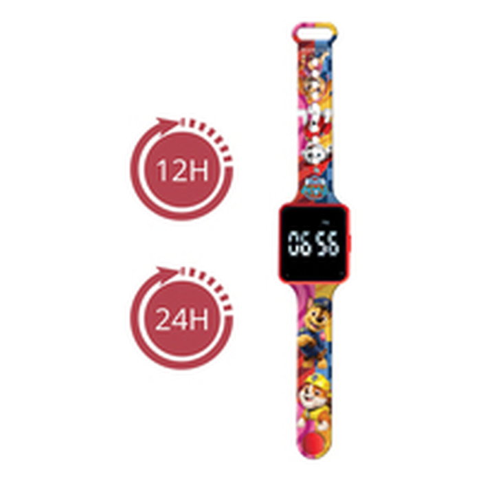 Lexibook Reloj digital LED Paw Patrol con alarma