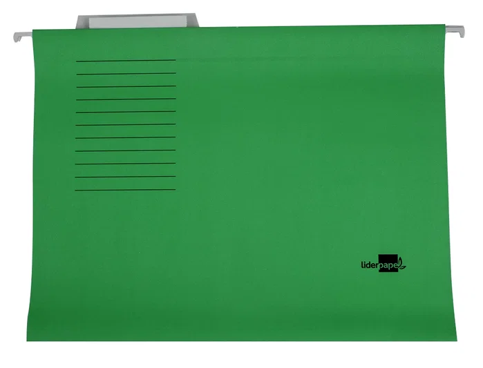 Liderpapel Carpeta colgante folio verde