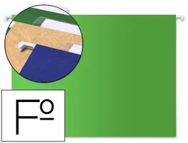 Liderpapel Carpeta colgante folio verde