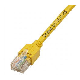 EFB Elektronik Cable de parcheo RJ45 Cat.5e SF/UTP LSZH Draka UC300 TM11, 0,15m, amarillo