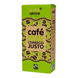 Alternativa 3 Café Natural Molido 250 Gr Blend Arabica y Robusta Tueste Natural Comercio Justo
