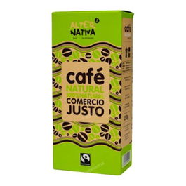 Alternativa 3 Café Natural Molido 250 Gr Blend Arabica y Robusta Tueste Natural Comercio Justo