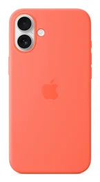 Apple iPhone 16 Plus Silicone Case with MagSafe - Tangerine