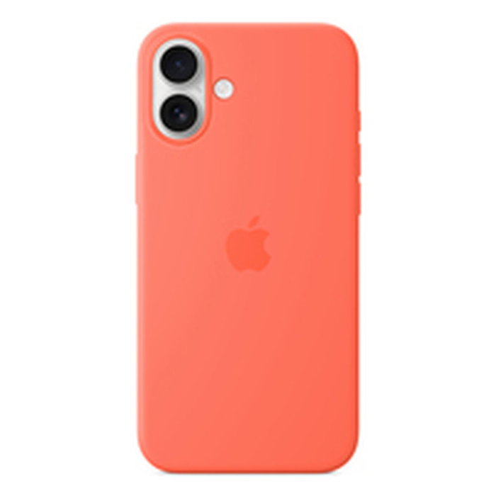 Apple iPhone 16 Plus Silicone Case with MagSafe - Tangerine