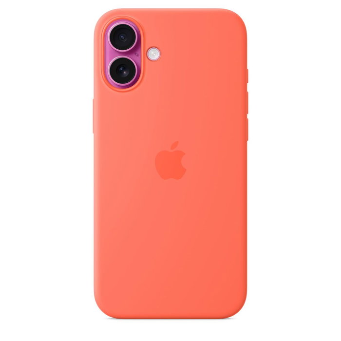 Apple iPhone 16 Plus Silicone Case with MagSafe - Tangerine