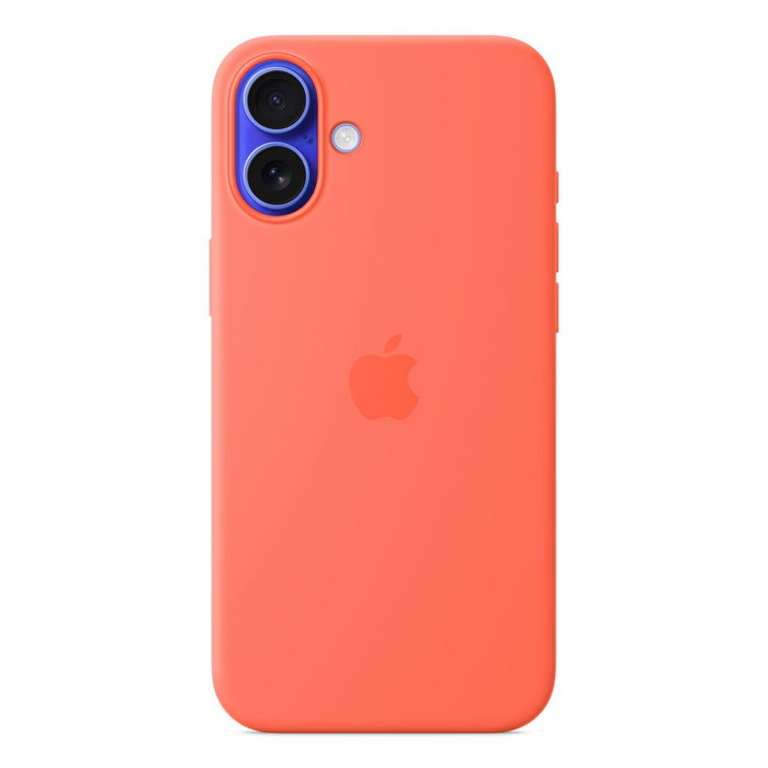 Apple iPhone 16 Plus Silicone Case with MagSafe - Tangerine