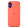 Apple iPhone 16 Plus Silicone Case with MagSafe - Tangerine