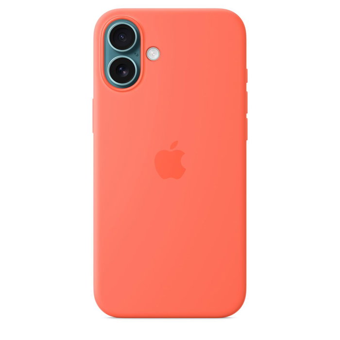 Apple iPhone 16 Plus Silicone Case with MagSafe - Tangerine