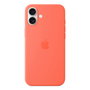 Apple iPhone 16 Plus Silicone Case with MagSafe - Tangerine