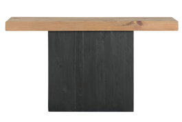 DKD Home Decor Consola de Pino y Madera Reciclada Desgastada