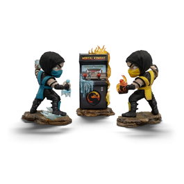 Iron Studios Mortal Kombat Minifiguras Mini Co. PVC Scorpion vs. Subzero Arcade Set