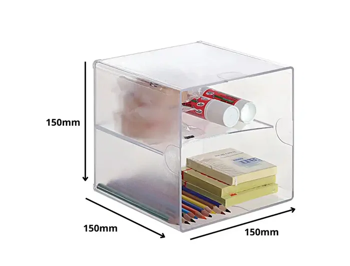 Archivo 2000 Organizador Modular 6705 con 2 Separadores Cristal
