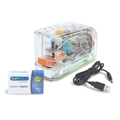 Grapadora Electrica Rapesco 626El Transparente Grapadora Electrica Rapesco 626El Transparente