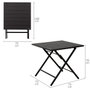 Color Baby Aktive-Set Jardin Mesa 75X75Xh70Cm & 2 Sillas 47X64Xh95Cm