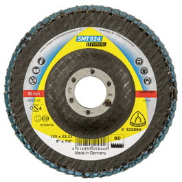 Klingspor SMT 924 Disco de mopa abrasivo 125x22,23 mm Grano 80 curvo