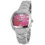CHRONOTECH CT2188L-07M con esfera rosa y caja plateada
