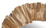 DKD Home Decor Espejo Abeto Cristal 60x4x60 Rústico Natural
