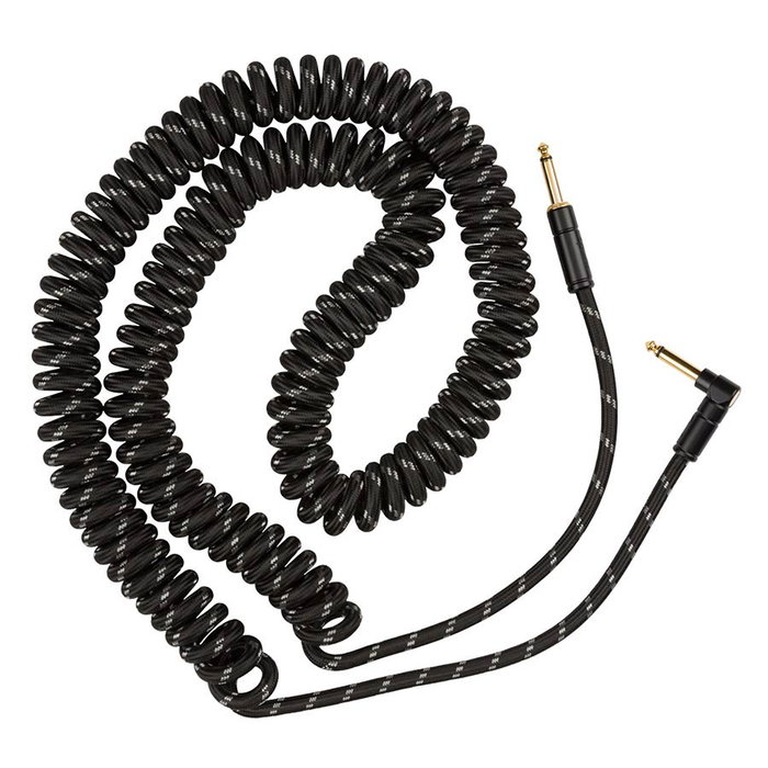 Fender Cable de instrumento Deluxe Series rizado black tweed 30