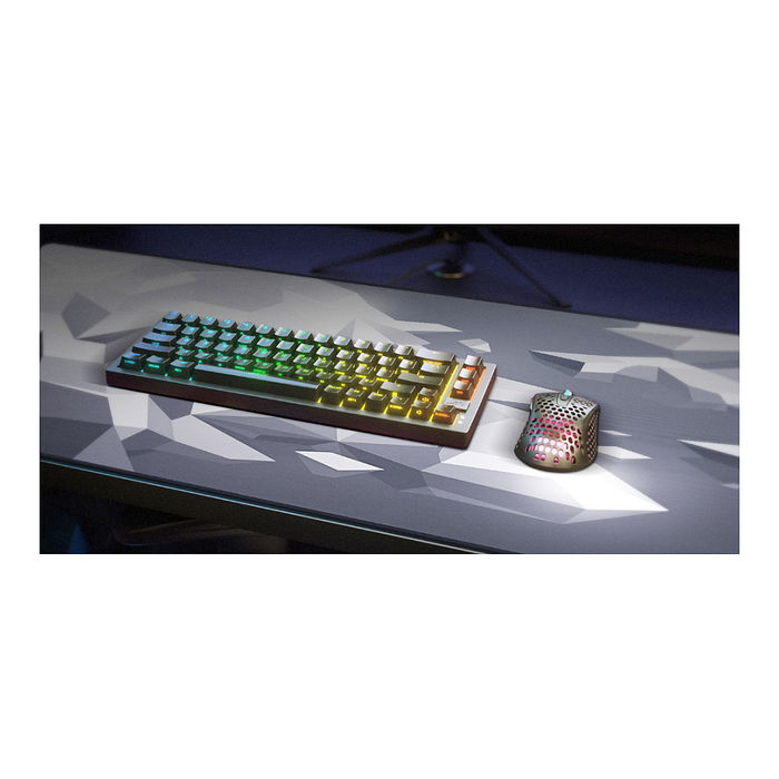 Cherry GP5 Litus Mousepad Algodón Blanco Tamaño XL para Gaming 45x40 cm