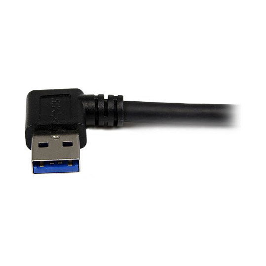 StarTech.com Cable USB 3.0 1m SuperSpeed, USB A a Micro-USB B Macho/Macho Acodado en Ángulo a la Derecha, Negro, USB 3.2 Gen 1, Hasta 5 Gbps StarTech.com Cable USB 3.0 1m SuperSpeed, USB A a Micro-USB B Macho/Macho Acodado en Ángulo a la Derecha, Negro, USB 3.2 Gen 1, Hasta 5 Gbps