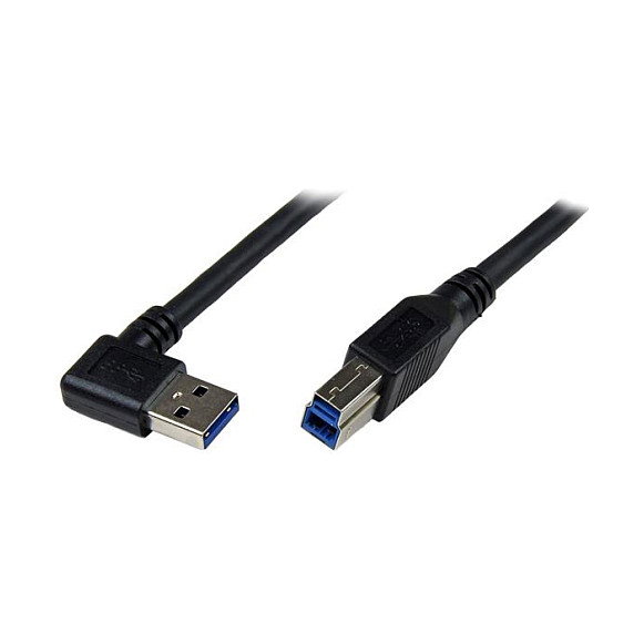 StarTech.com Cable USB 3.0 1m SuperSpeed, USB A a Micro-USB B Macho/Macho Acodado en Ángulo a la Derecha, Negro, USB 3.2 Gen 1, Hasta 5 Gbps StarTech.com Cable USB 3.0 1m SuperSpeed, USB A a Micro-USB B Macho/Macho Acodado en Ángulo a la Derecha, Negro, USB 3.2 Gen 1, Hasta 5 Gbps
