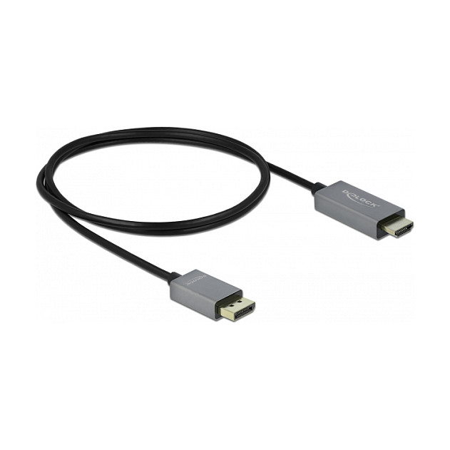 DeLOCK Cable Activo DisplayPort 1.4 a HDMI 4K 60 Hz HDR 1 m DeLOCK Cable Activo DisplayPort 1.4 a HDMI 4K 60 Hz HDR 1 m
