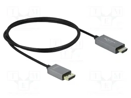 DeLOCK Cable Activo DisplayPort 1.4 a HDMI 4K 60 Hz HDR 1 m