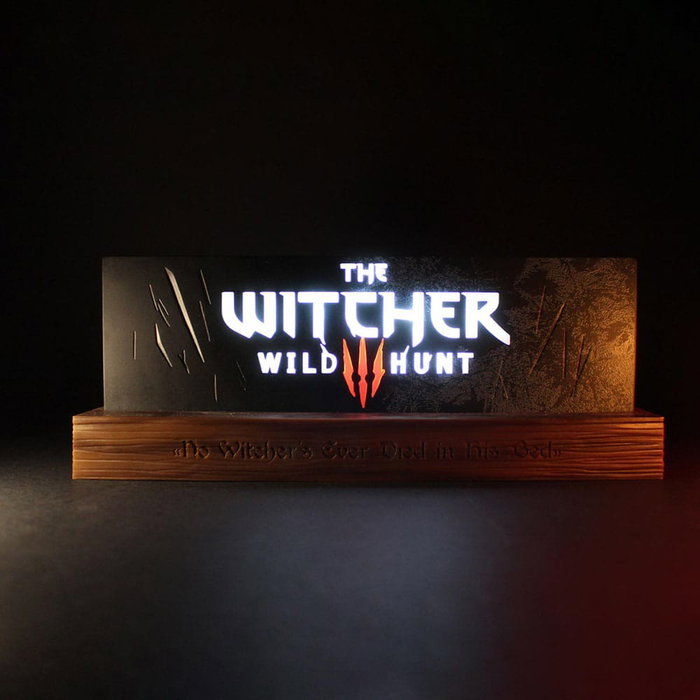 Neamedia Icons Lámpara LED The Witcher Wild Hunt Logo 22 cm Neamedia Icons Lámpara LED The Witcher Wild Hunt Logo 22 cm