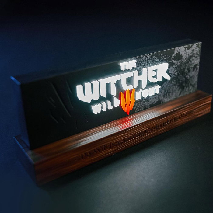 Neamedia Icons Lámpara LED The Witcher Wild Hunt Logo 22 cm Neamedia Icons Lámpara LED The Witcher Wild Hunt Logo 22 cm