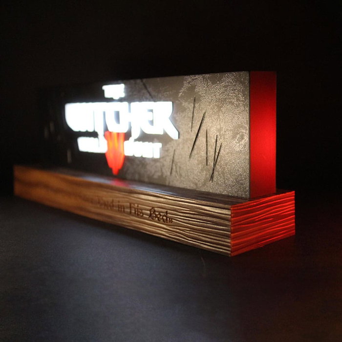 Neamedia Icons Lámpara LED The Witcher Wild Hunt Logo 22 cm Neamedia Icons Lámpara LED The Witcher Wild Hunt Logo 22 cm