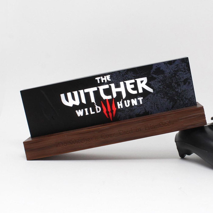 Neamedia Icons Lámpara LED The Witcher Wild Hunt Logo 22 cm Neamedia Icons Lámpara LED The Witcher Wild Hunt Logo 22 cm