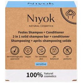 NIYOK Champú y Acondicionador Sólido Sensible 80 g (Reacondicionado)
