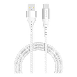 4smarts PrimeCord 541455 Cable USB-A a USB-C, 18W Carga Rápida, 1.5m, 0.48 Gbit/s, Blanco