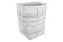 DKD Home Decor Cesta de Algodón Gris 35x35x55 cm