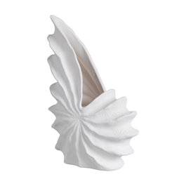 Jarrón Blanco Barro Decoración 27 X 15 X 40 cm