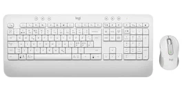 Logitech 920-011038 Teclado Inalámbrico Bluetooth QWERTY Nórdico Blanco con Ratón Incluido