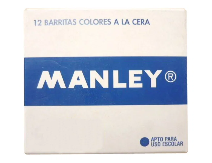 Manley Estuche de 12 Ceras Negro n.30