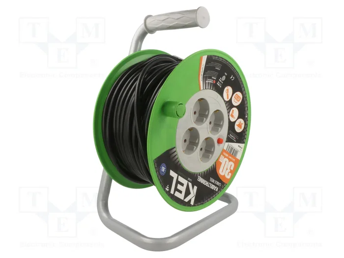KEL Prolongador de alimentación H05VV-F 3G1,5mm2 30m negro KEL Prolongador de alimentación H05VV-F 3G1,5mm2 30m negro