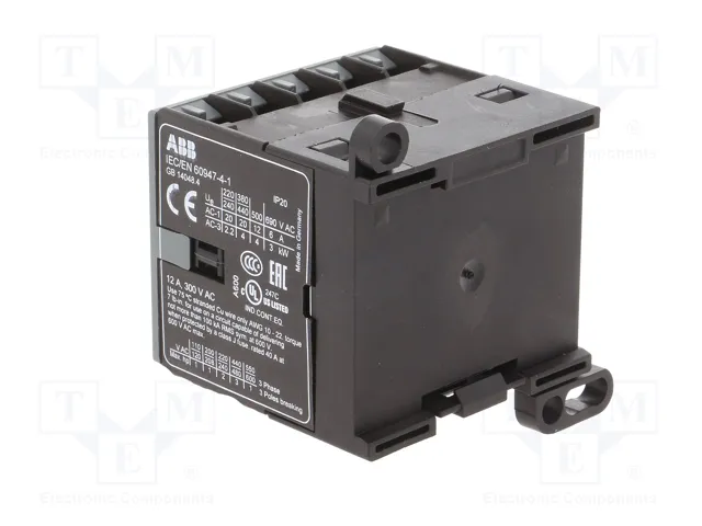 ABB Contactor B6 4-polar 9A 220-240VAC