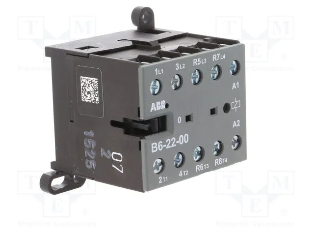 ABB Contactor B6 4-polar 9A 220-240VAC