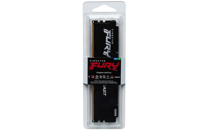 Kingston FURY Beast 32GB DDR5 5600MT/s CL40 DIMM Negro Kingston FURY Beast 32GB DDR5 5600MT/s CL40 DIMM Negro