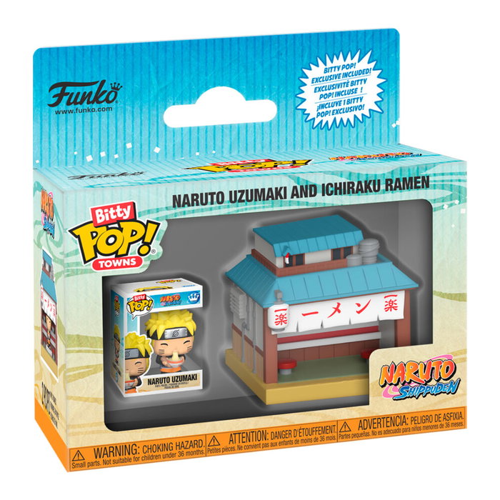 FUNKO Bitty POP Town Naruto Shippuden Naruto Uzumaki and Ichiraku Ramen