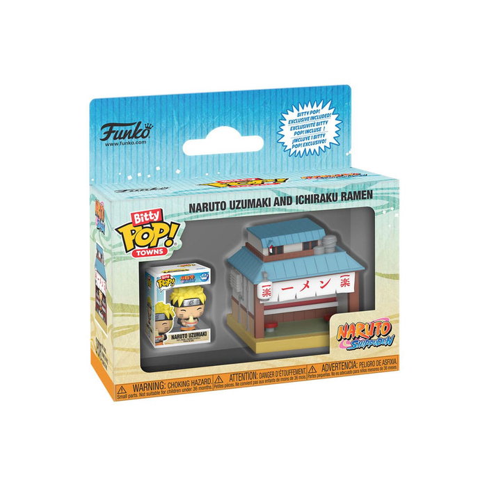 FUNKO Bitty POP Town Naruto Shippuden Naruto Uzumaki and Ichiraku Ramen